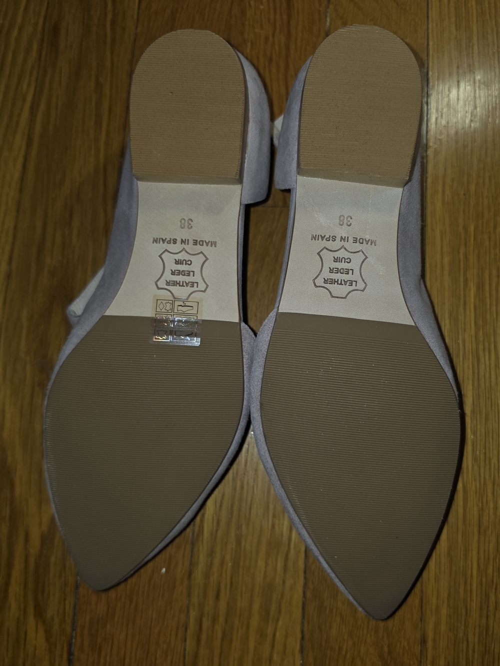 Sargasso & Grey Indy Pink Suede Flats 7.5 Wide - Picture 5 of 6